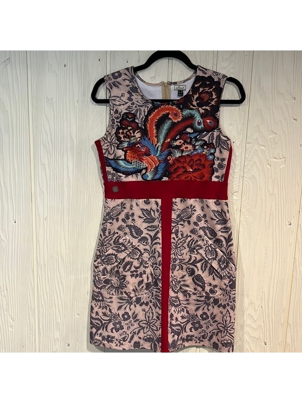 Mismash Smash A Line Dress Small Sleeveless Knee Length